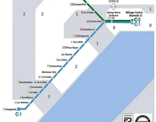 New Near The & Train Station In Club Playa Flores * 토레몰리노스